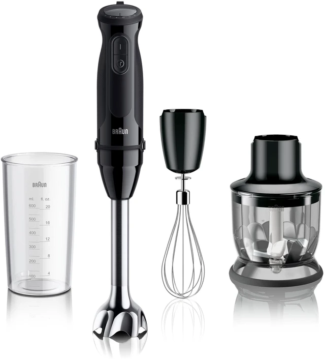 Main image of MultiQuick Vario 5 Hand Blender, 21-Speed, Turbo Boost, 500W | #1 Hand Blender Brand. SplashControl Technology, EasyClick, Chopper, Whisk, Masher, Ergonomic Handle, Signle Hand Operation