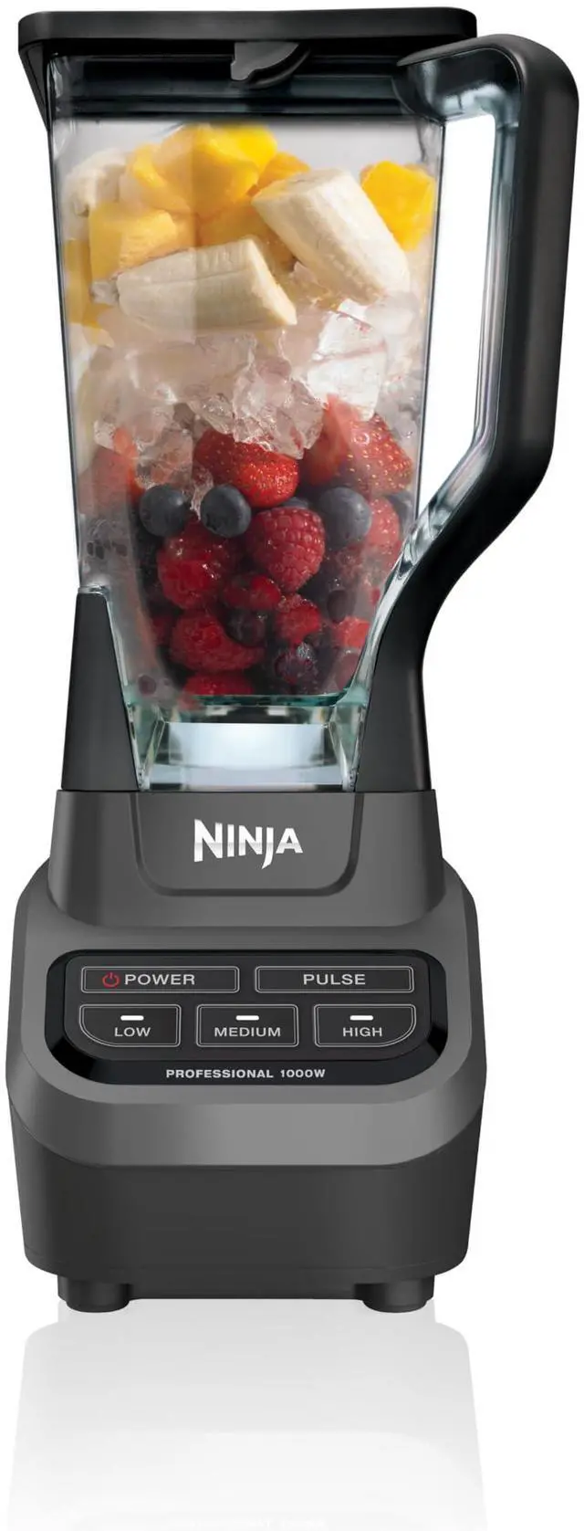 Main image of Professional Blender, 1000W, Total Crushing Tech, 72oz Pitcher, BL610 | 1000W Total Crushing blades crush ice & blend smoothies, sauces. XL 72-oz pitcher for family batches. Dishwasher-safe parts.