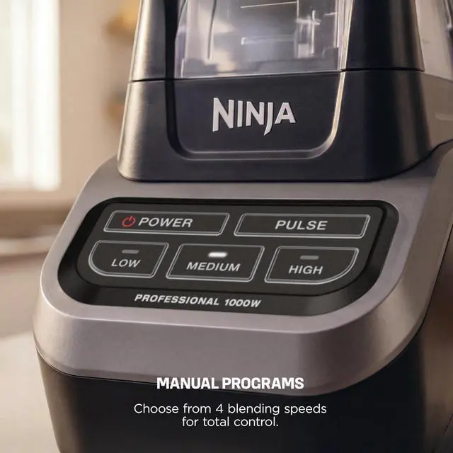 Alt view image 5 of 7 - Professional Blender, 1000W, Total Crushing Tech, 72oz Pitcher, BL610 | 1000W Total Crushing blades crush ice & blend smoothies, sauces. XL 72-oz pitcher for family batches. Dishwasher-safe parts.