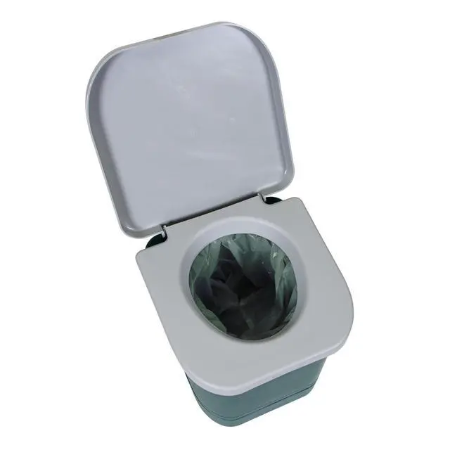 Alt view image 3 of 7 - Easy-Go Portable Camp Toilet (273-100) 14" L x 14" W x 14" H