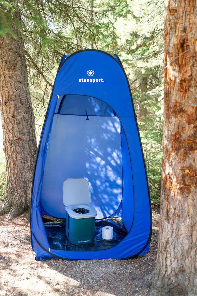 Alt view image 4 of 7 - Easy-Go Portable Camp Toilet (273-100) 14" L x 14" W x 14" H