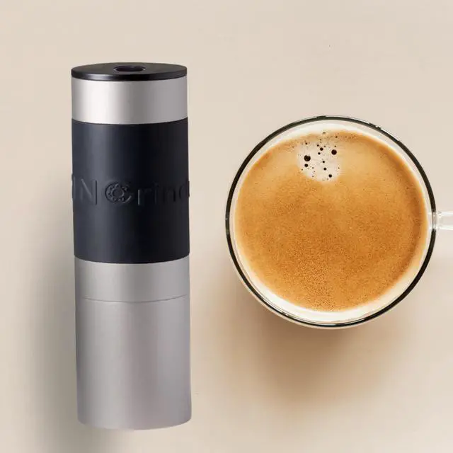 Alt view image 4 of 5 - Sliver K2 Manual Coffee Grinder Straight Handle Stainless Burr | Supports grind settings for various brewing methods such as pour-over and espresso