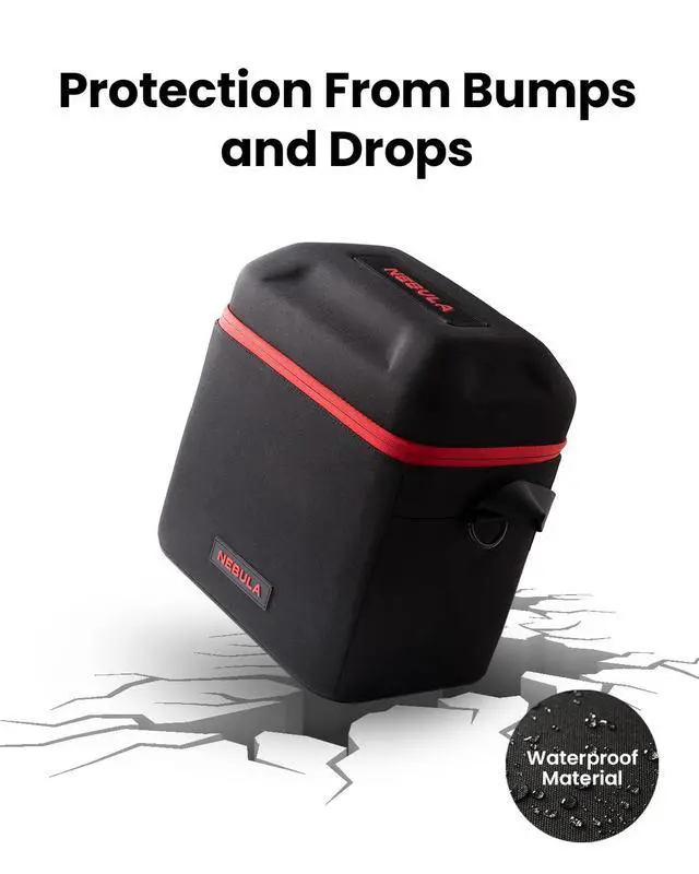 Alt view image 4 of 5 - Travel Case Mars 3, Cosmos 4K SE, Cosmos Laser 4K, Waterproof and Protective Polyester with Material to Prevent Collision, Hand and Shoulder Strap Included
