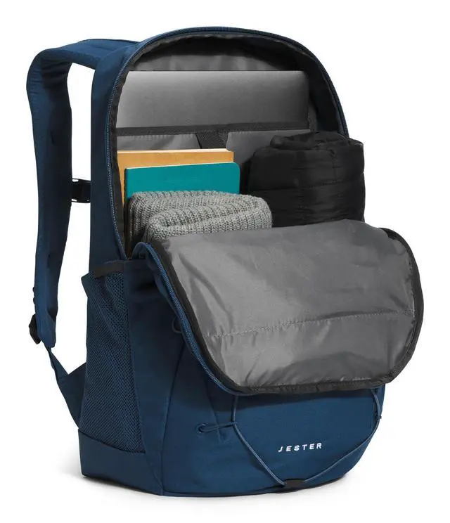 Alt view image 5 of 7 - Jester Everyday Laptop Backpack, Shady Bl/Wht-NPF, OSFA | Commuter Daypack, Water Repellent, Laptop Sleeve