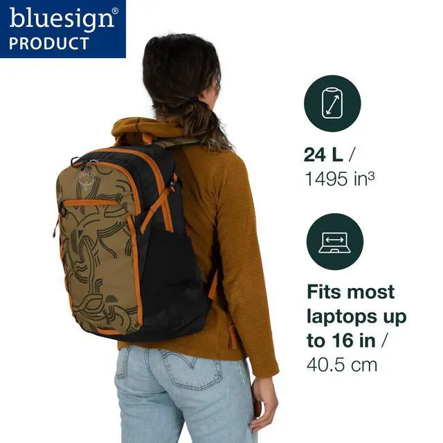 Alt view image 2 of 7 - Axis Laptop Backpack Sleek, Urban-Ready Everyday Pack with Laptop Sleeve, Dual Water Bottle Pockets, and Compression Straps Ideal for College, City Commutes, and Casual Travel, Black
