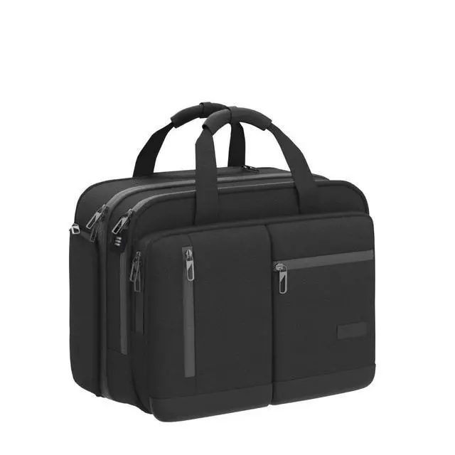 Alt view image 4 of 7 - 17.3 Inch Rolling Laptop Bag, Waterproof Overnight Rolling Bags, Laptop Bags for Travel/Work/Business, Stylish Carry on Briefcase, Black | Overnight Rolling Bag, Stylish Carry on Briefcase