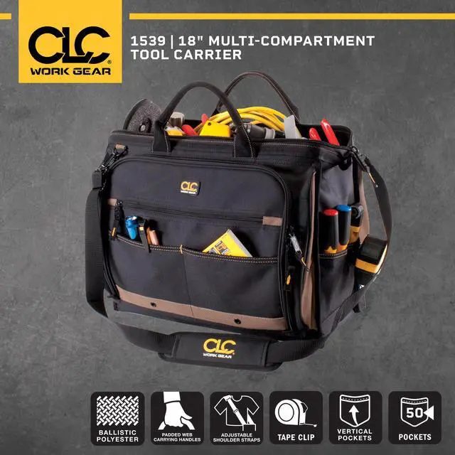 Alt view image 6 of 7 - 1539 Multi-Compartment 50 Pocket Tool Bag
