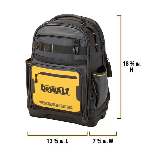 Alt view image 2 of 6 - Tool Backpack, Tool Storage and Organization, Durable and Water Resistant (DWST560102)