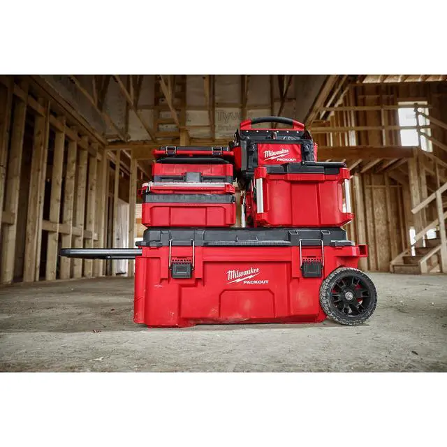 Alt view image 4 of 5 - Electric Tool 48-22-8425 Pack out, Large Tool Box, Red