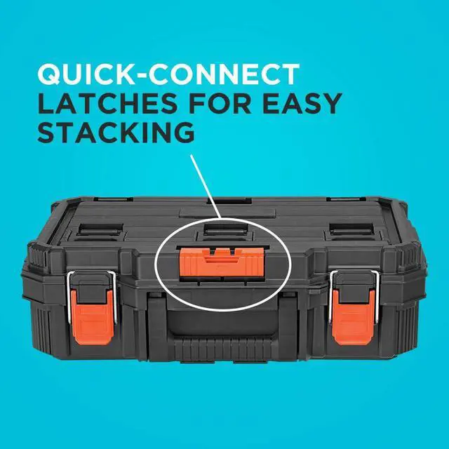 Alt view image 5 of 7 - tackable Storage System - 3 Piece Set (Small, Deep Toolbox, and Rolling Tote)