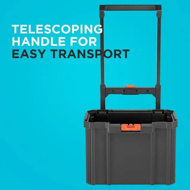 Alt view image 7 of 7 - tackable Storage System - 3 Piece Set (Small, Deep Toolbox, and Rolling Tote)
