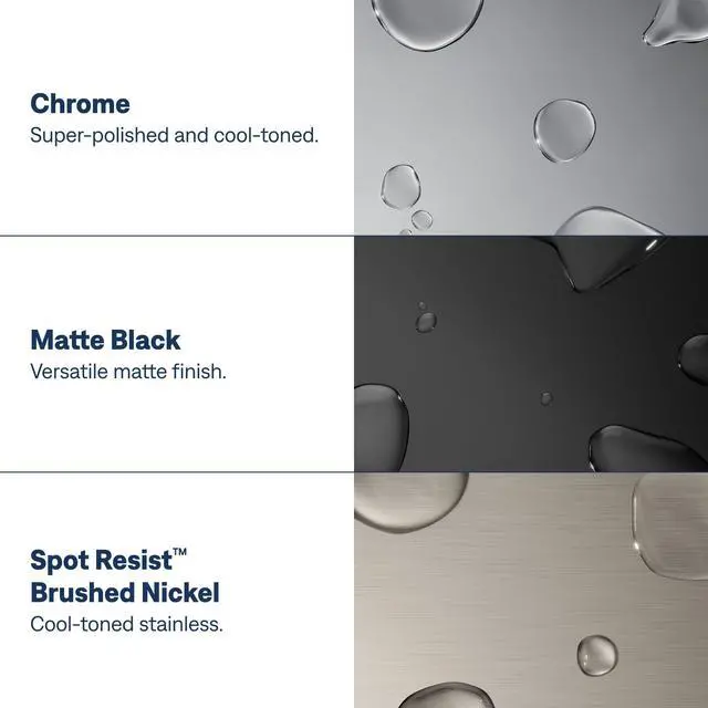 Alt view image 7 of 7 - Verso Chrome Round Rain Shower Head and Detachable Handshower Combination with Magnetix Docking System and 60-inch Metal Hose, 220C2