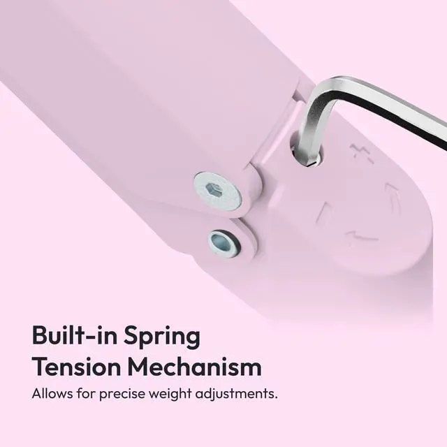 Alt view image 3 of 7 - PS1D Wave Pink Dual Monitor Arm Stand Desk Mount - Fits up to 32 inches Monitors and up to 19.8lbs. VESA Compatibility and Integrated Cable Management