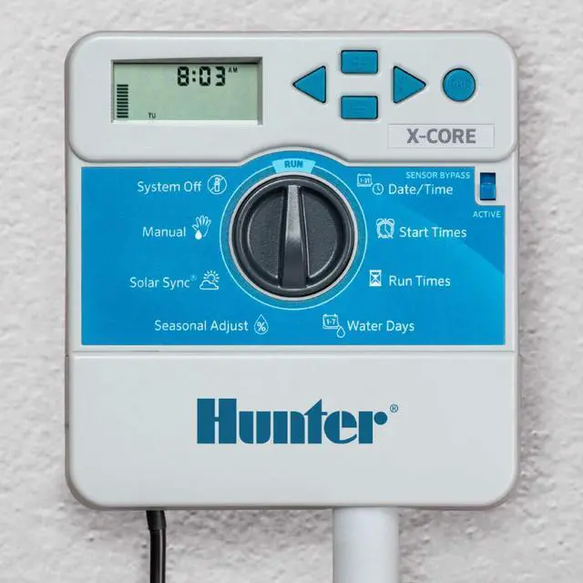 Alt view image 3 of 6 - X-Core XC400i Indoor Sprinkler Timer, 4 Zone Irrigation Controller | Indoor 4 station irrigation controller with easy programming, manual controls, seasonal adjust, and standard dial operation