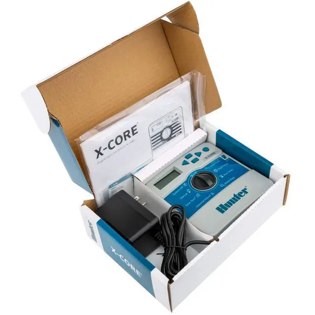 Alt view image 6 of 6 - X-Core XC400i Indoor Sprinkler Timer, 4 Zone Irrigation Controller | Indoor 4 station irrigation controller with easy programming, manual controls, seasonal adjust, and standard dial operation