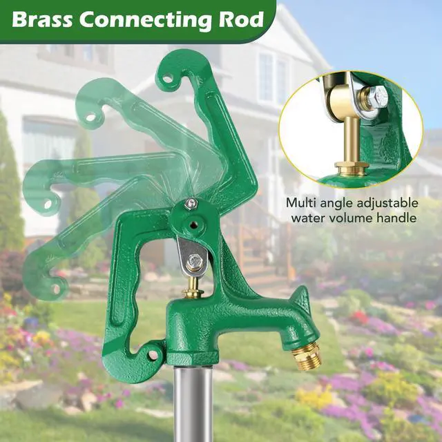 Alt view image 6 of 7 - Frost Free Outdoor Faucet Freeze Proof Frost Proof Yard Hydrant Total5.25FT | Water Hydrant for Yard Irrigation Garden Patio Clean Farm Pasture Watering Drinking,3/4"Pipe Connection,36Bury Depth