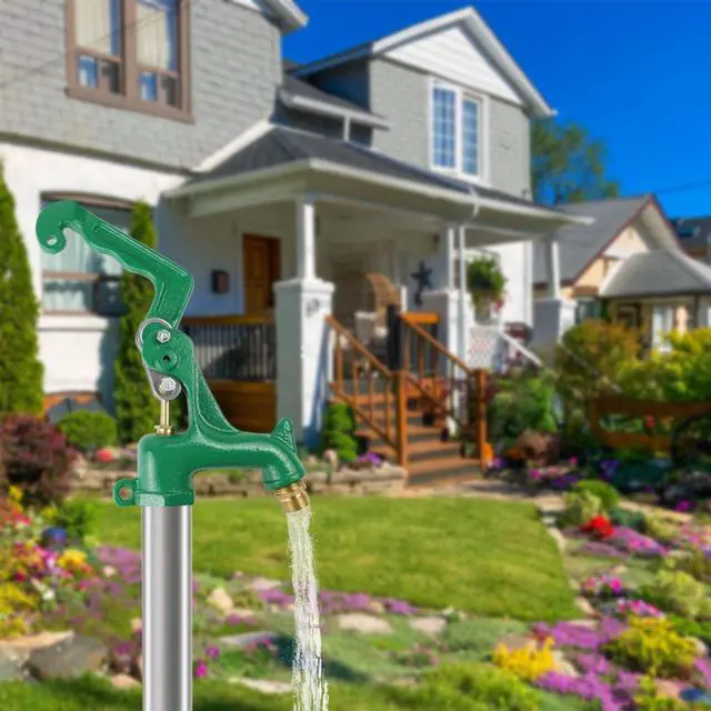 Alt view image 7 of 7 - Frost Free Outdoor Faucet Freeze Proof Frost Proof Yard Hydrant Total5.25FT | Water Hydrant for Yard Irrigation Garden Patio Clean Farm Pasture Watering Drinking,3/4"Pipe Connection,36Bury Depth