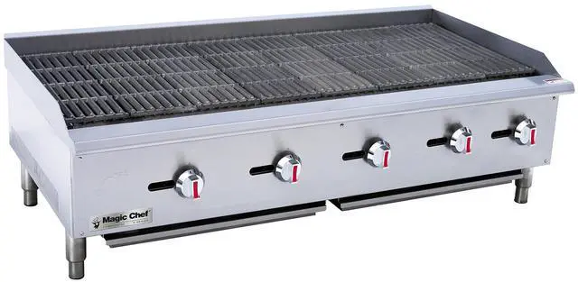 Main image of 60 in. Commercial Countertop Radiant Charbroiler in Stainless Steel