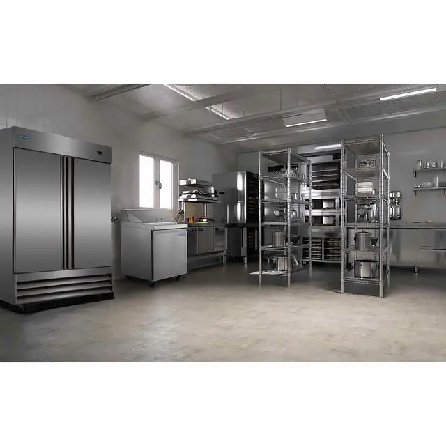 Alt view image 6 of 6 - Commercial 48 cu. ft. Refrigerator in Stainless Steel