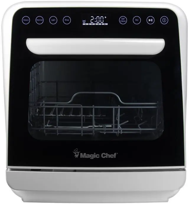 Main image of Mini Countertop Dishwasher in White with 3-Place Setting Capacity