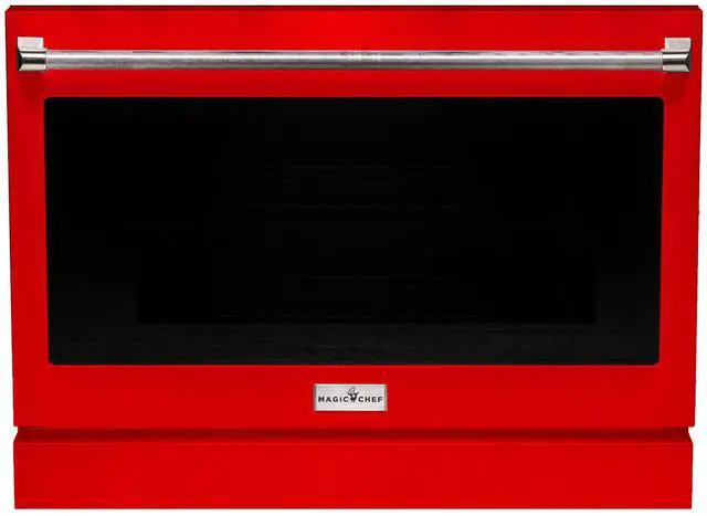 Main image of 36 in. Red Range Door for Pro Style Ranges