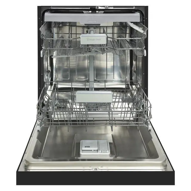 Alt view image 2 of 3 - 24 in. Front Control Built-in Tall Stainless Steel Tub Dishwasher in Black