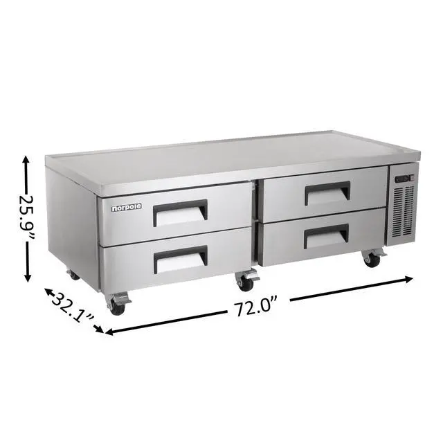 Alt view image 5 of 5 - Commercial 72 in. Wide in Stainless Steel