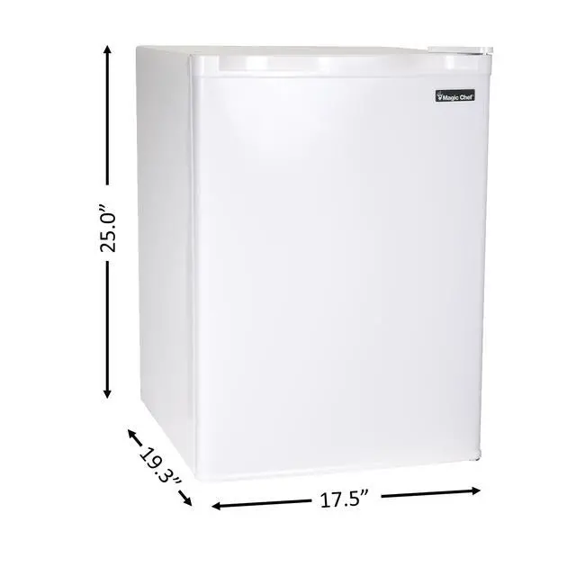 Alt view image 5 of 6 - 2.6 cu. ft. Mini Fridge in White, ENERGY STAR