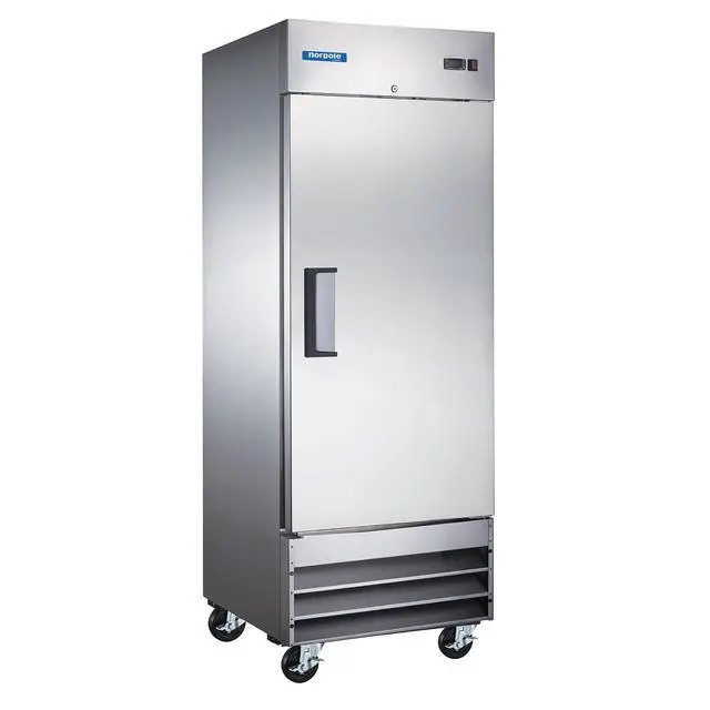 Alt view image 2 of 4 - Commercial 29 in. 19 cu. ft. Auto Defrost Single Door Freezer in Stainless Steel