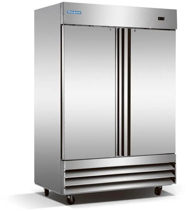 Main image of Commercial 48 cu. ft. 2-Door Upright Reach-In Freezer in Stainless Steel