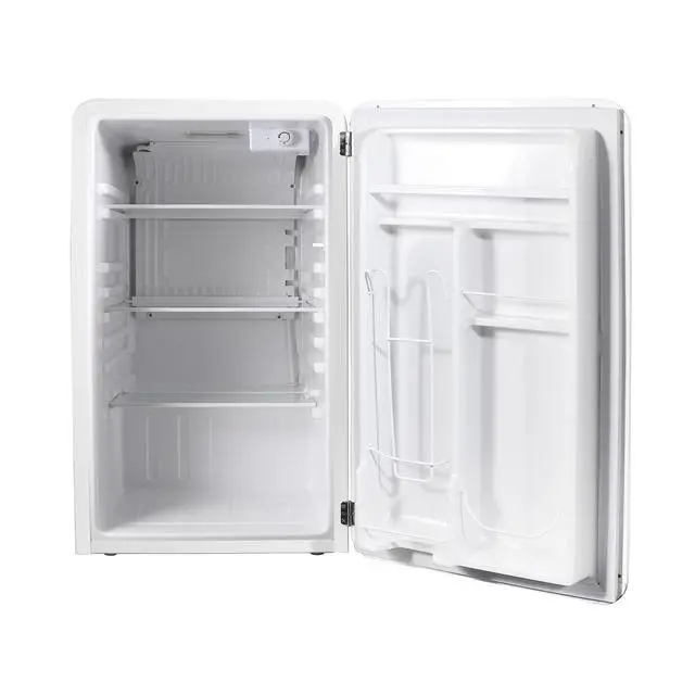 Alt view image 2 of 6 - 17.5 in. 3.2 cu. ft. Retro Mini Refrigerator in White, without Freezer