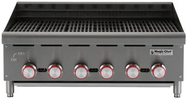 Main image of 36 in. Commercial Countertop Radiant Charbroiler in Stainless Steel