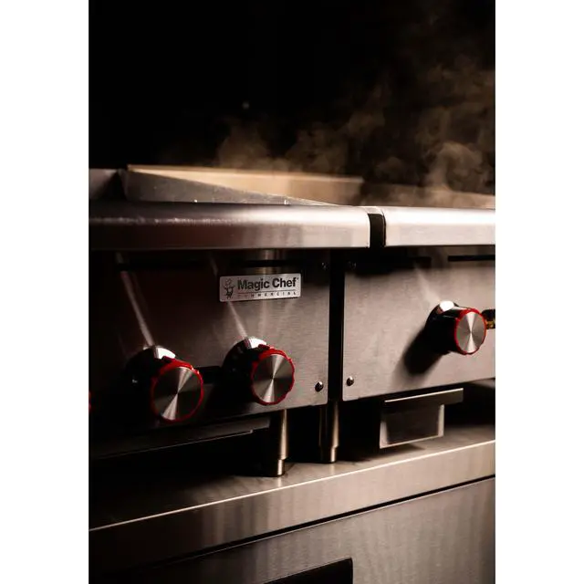 Alt view image 5 of 6 - 36 in. Commercial Countertop Radiant Charbroiler in Stainless Steel