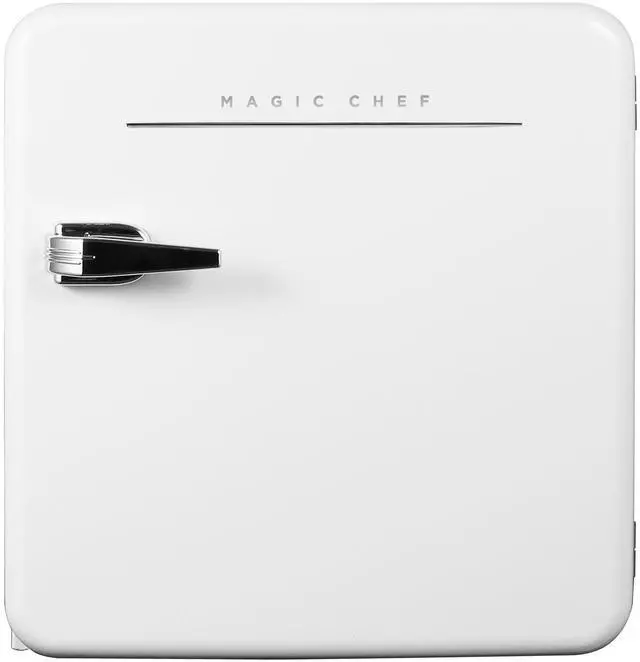 Main image of 17.5 in. 1.6 cu. ft. Retro Mini Refrigerator in White, without Freezer