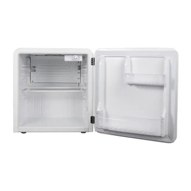 Alt view image 2 of 6 - 17.5 in. 1.6 cu. ft. Retro Mini Refrigerator in White, without Freezer