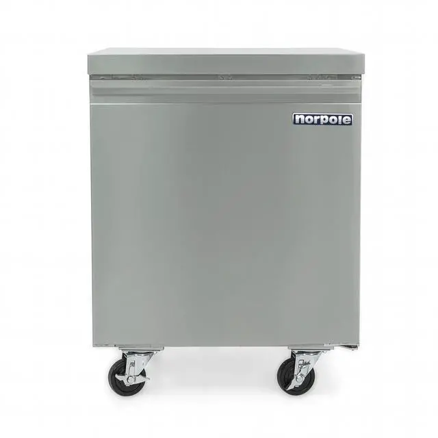 Main image of Commercial 6 cu. ft. Under Counter Refrigerator in Stainless Steel
