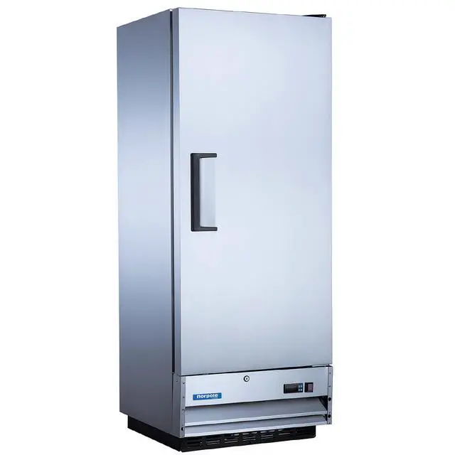Alt view image 2 of 5 - Commercial 12 cu. ft. Single Door Reach-In Refrigerator in Stainless Steel