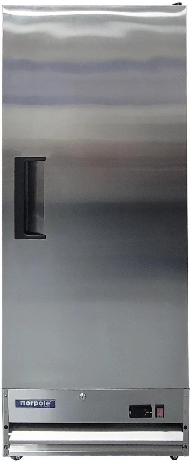 Main image of Commercial 12 cu. ft. Single Door Reach-In Refrigerator in Stainless Steel