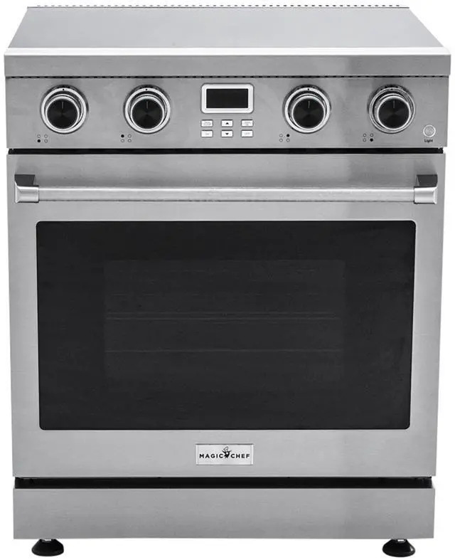 Main image of Pro-Style 30 in. 4-Element Slide-In Electric Range with Convection in Stainless