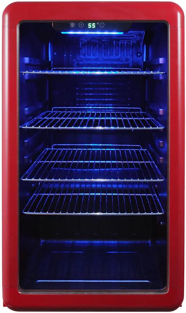 Main image of 3.4 cu. ft. Retro Beverage Cooler in Red