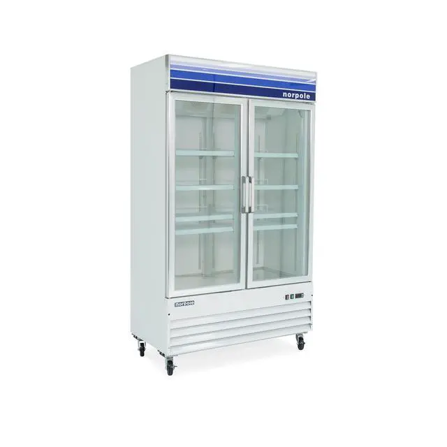 Alt view image 3 of 4 - Commercial 29 cu. ft. Glass Door Reach-In Merchandiser Freezer in White