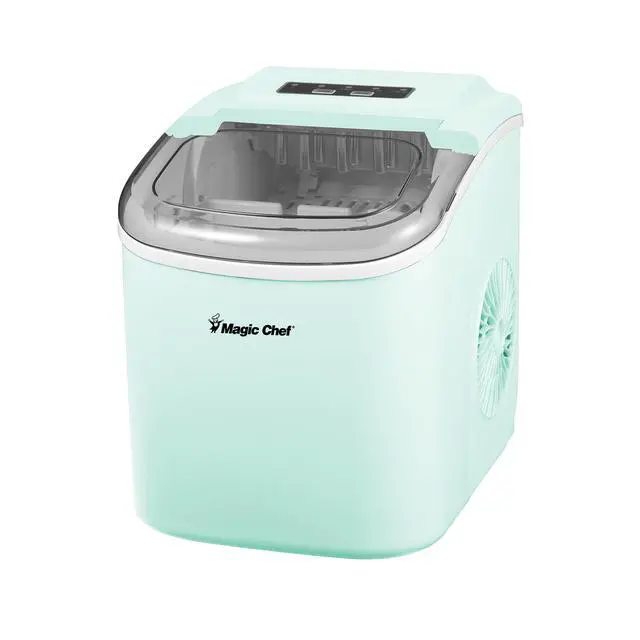 Alt view image 4 of 6 - 27 lb. Portable Countertop Ice Maker in Mint Green