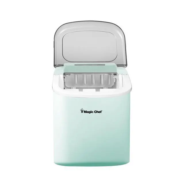 Alt view image 2 of 6 - 27 lb. Portable Countertop Ice Maker in Mint Green