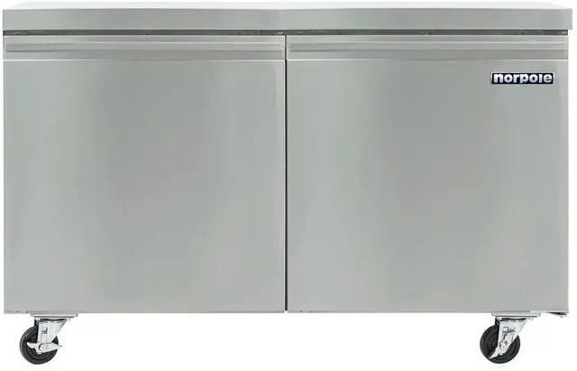 Main image of Commercial 60 in. 15.7 cu. ft. Frost Free Under Counter Freezer in Stainless Steel
