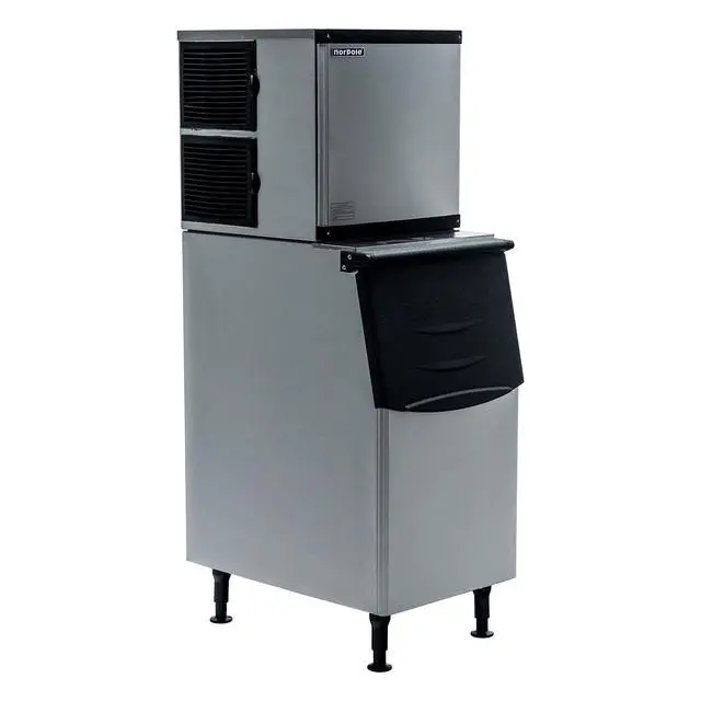 Alt view image 2 of 5 - Commercial 350 lb. Freestanding Ice Maker Bin in Stainless Steel