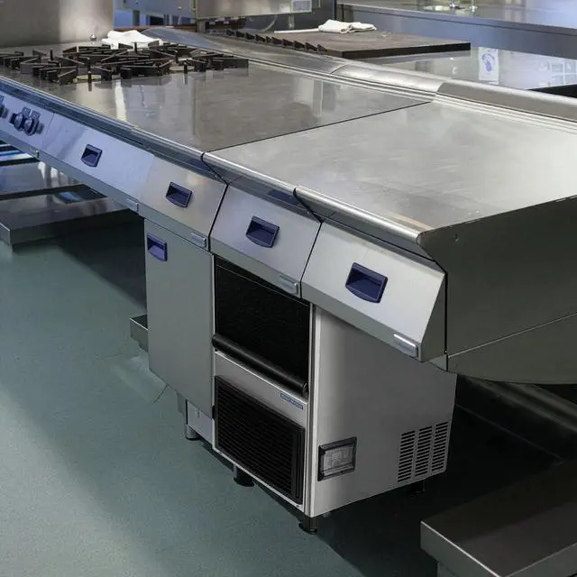 Alt view image 2 of 2 - Commercial 90 lbs. Freestanding Ice Maker in Stainless Steel