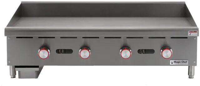 Main image of 48 in. Commercial Thermostatic Gas Griddle in Stainless