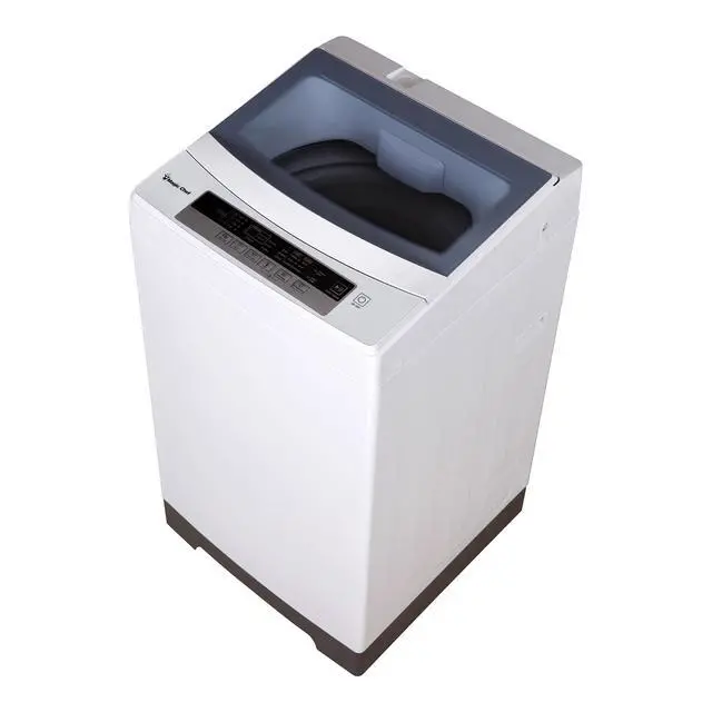 Alt view image 5 of 7 - Magic Chef Top Load Compact Washer with LED Display, 6 Cycles, Delay Start Function, 3 Water Levels & 3 Temperature Settings, White, 1.7 Cubic Feet