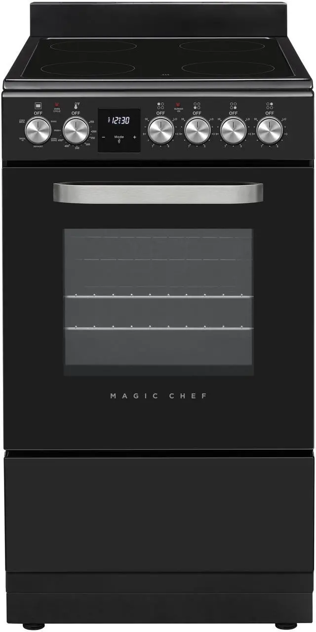 Main image of 20 in. 4-Burner Freestanding Electric Range in Black