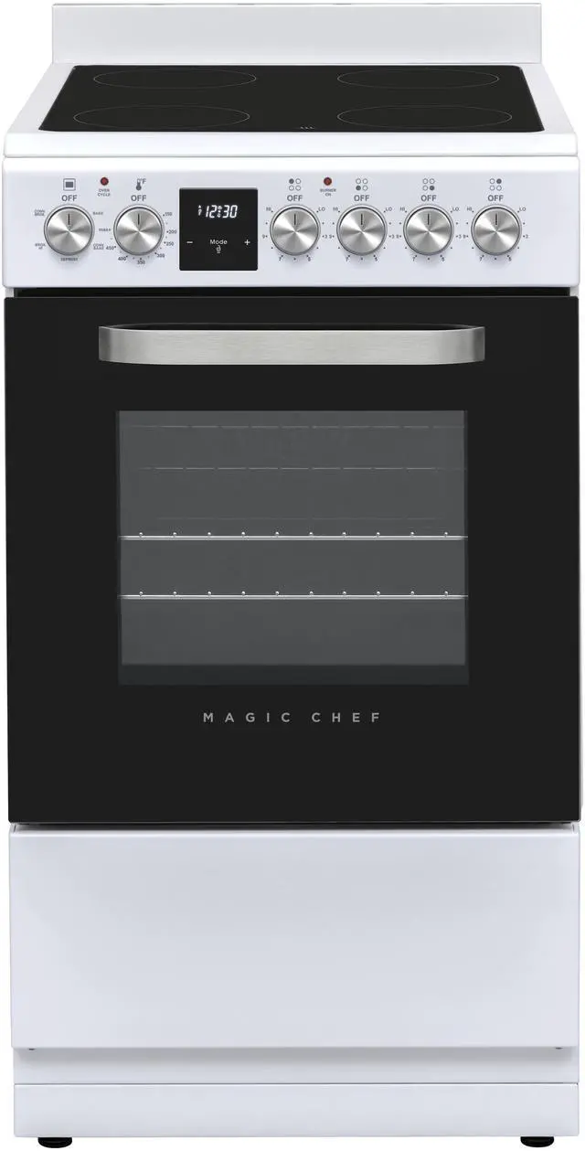 Main image of 20 in. 4-Burner Freestanding Electric Range in White